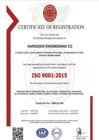 ISO 9001-2015 Certificate